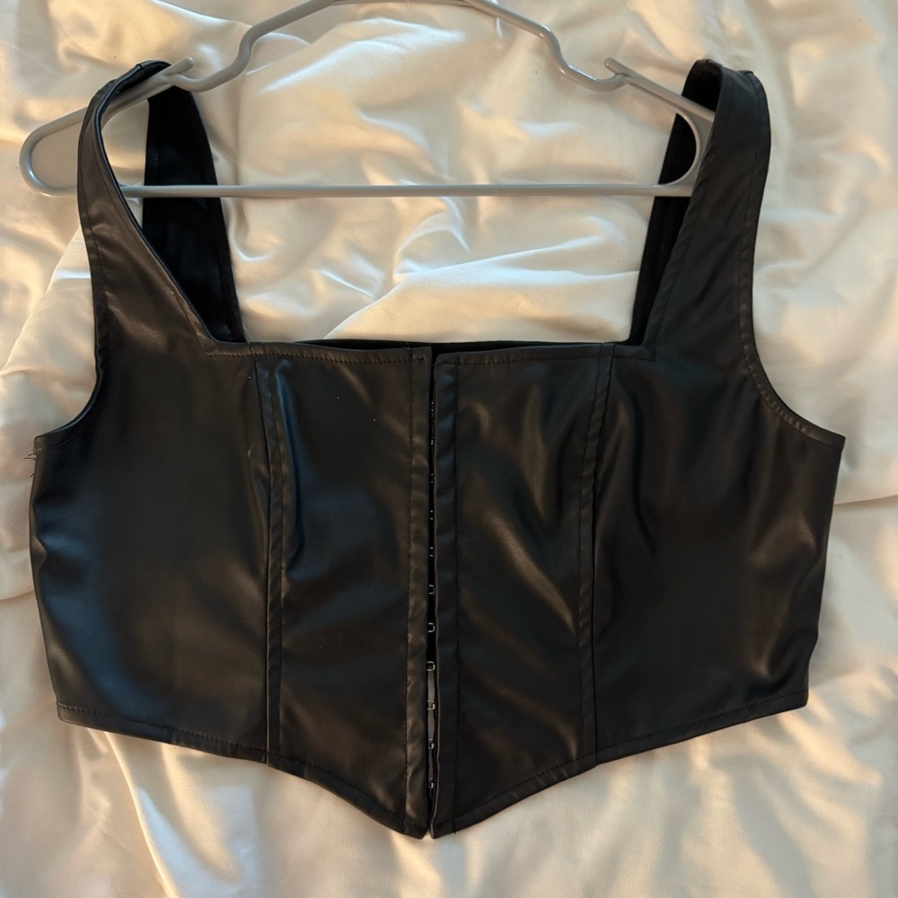 Princess Polly Black Corset Top